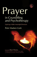 Prayer in Counselling and Psychotherapy