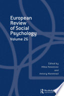 European Review of Social Psychology: