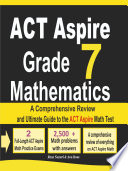 ACT Aspire Grade 7 Mathematics Book