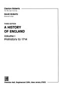 A History of England: Prehistory to 1714