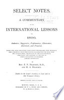     Select Notes on the International Sunday School Lessons    