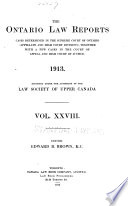 The Ontario Law Reports
