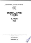 Criminal Justice Agencies in Illinois, 1971