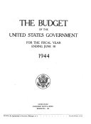 The Budget of the United States Government