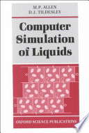 Computer Simulation of Liquids Book
