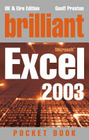 Brilliant Microsoft Excel 2003 Pocket Book