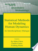Statistical Methods for Modeling Human Dynamics Book