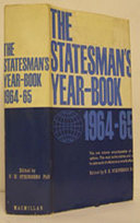 The Statesman's Year-Book 1964-65 [Pdf/ePub] eBook