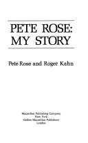 Pete Rose Book