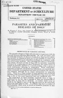 Parasites and Parasitic Diseases of Dogs