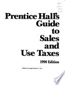 Prentice-Hall's Guide to Sales and Use Taxes