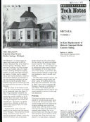 In kind Replacement of Historic Stamped Metal Exterior Siding Book PDF