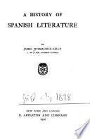 A History Of Spanish Literature