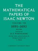 The Mathematical Papers of Isaac Newton: