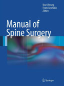 Read Pdf Manual of Spine Surgery