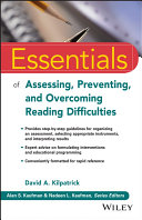 Essentials of Assessing  Preventing  and Overcoming Reading Difficulties