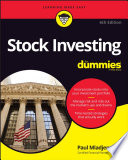 Stock Investing For Dummies Book PDF