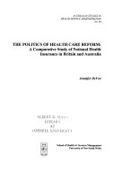 The Politics of Health Care Reform