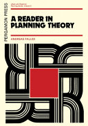 A Reader in Planning Theory