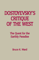 Read Pdf Dostoyevsky's Critique of the West