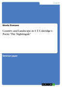 Country and Landscape in S.T. Coleridge's Poem “The Nightingale” Pdf/ePub eBook