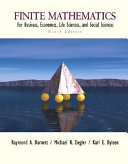 Book Finite Mathematics for Business  Economics  Life Sciences  and Social Sciences Cover