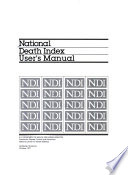 National Death Index User s Manual Book