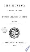 The Museum   entitled  The Museum and English journal of education