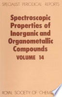 Spectroscopic Properties of Inorganic and Organometallic Compounds Book