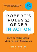 Robert s Rules of Order in Action Book