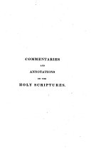 Commentaries and Annotations on the Holy Scriptures