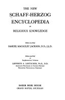 The New Schaff-Herzog Encyclopedia of Religious Knowledge