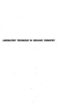 Laboratory Technique in Organic Chemistry