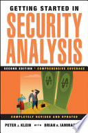 Getting Started in Security Analysis Book