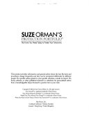 Suze Orman s Protection Portfolio Book PDF