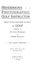 Henderson's Photographic Golf Instructor