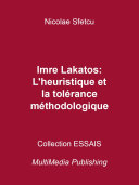Pdf Imre Lakatos: L'heuristique et la tolérance méthodologique Telecharger