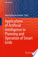Applications of Artificial Intelligence in Planning and Operation of Smart Grids Book PDF
