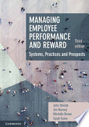 Managing Employee Performance and Reward