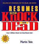 Knock Em'dead Resumes (6th)