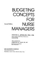 Budgeting Concepts for Nurse Managers Book