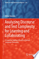Analyzing Discourse and Text Complexity for Learning and Collaborating Book