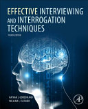 Image of book cover for Effective interviewing and interrogation technique ...