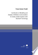 Contribution of Modelling and Analysis of Wireless Communication for Safety related Systems with Bluetooth Technology