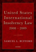 United States International Insolvency Law 2008/2009