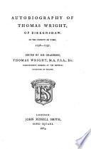 Autobiography Of Thomas Wright