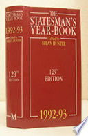 The Statesman's Year Book: 1992-93