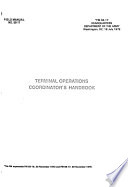 Terminal Operations Coordinator s Handbook