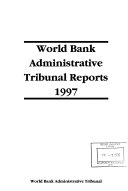 World Bank Administrative Tribunal Reports