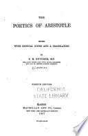 The Poetics of Aristotle Book